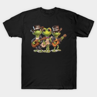 Frog Band, Mariachi, Music T-Shirt